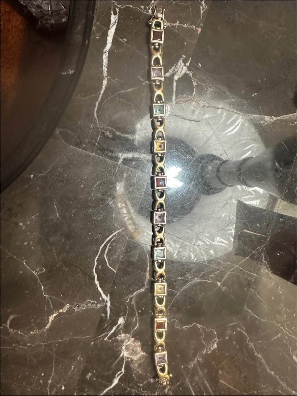 Gold-Tone Multi-Stone Bracelet - Women Jewelry